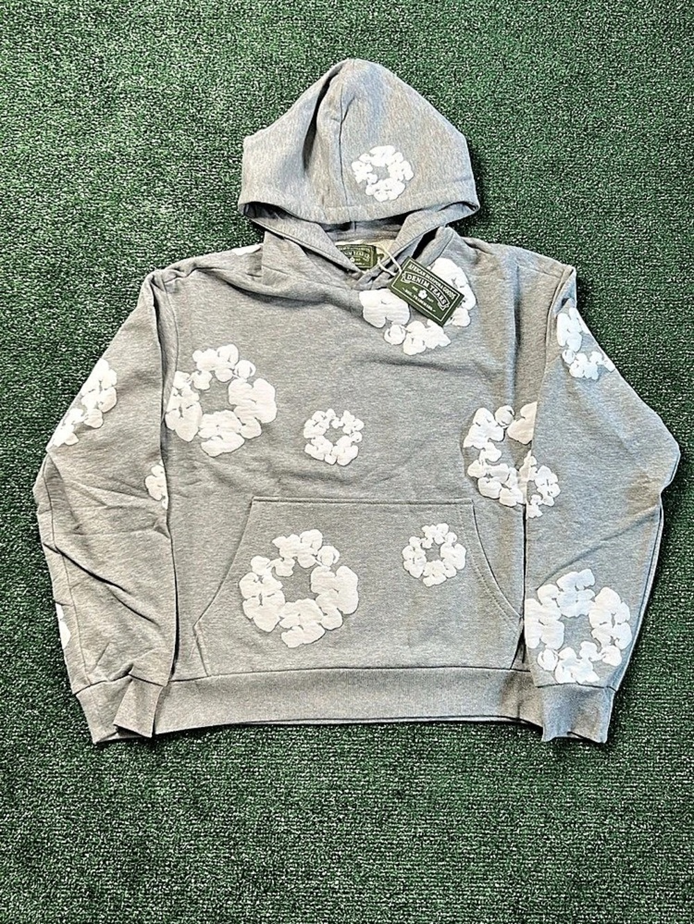 Denim Tears The Cotton Wreath Sweatshirt Grey Hoodie